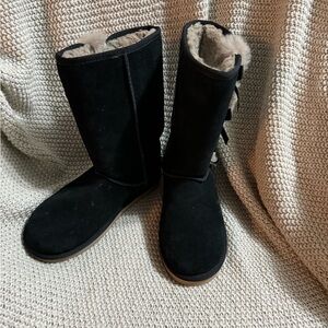 KOOLABURRA BY UGG/‎ VICTORIA TALL 1015875 BLACK SIZE 6 WOMAN’S BOOTS